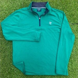 White Water Performance Quarter-Zip, Kelly Green, Size Large